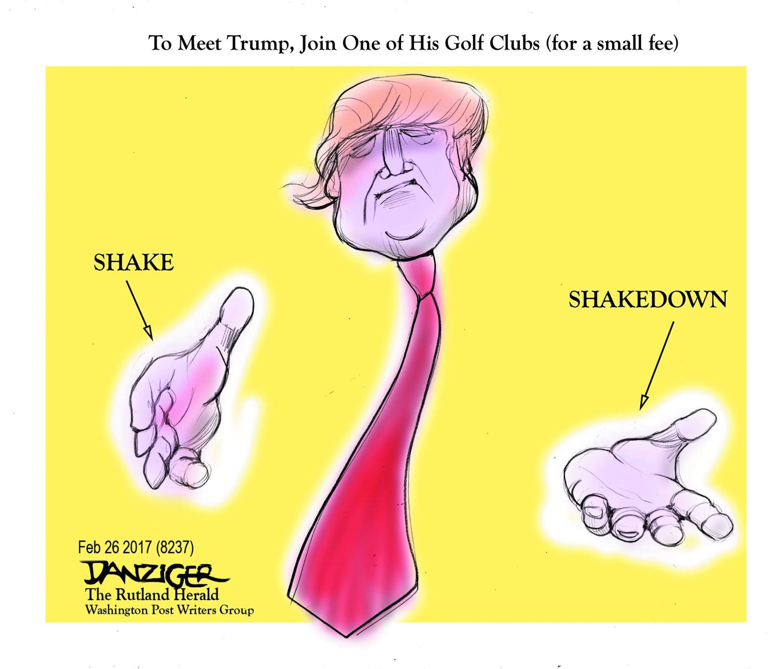 Jeff Danziger editorial cartoon